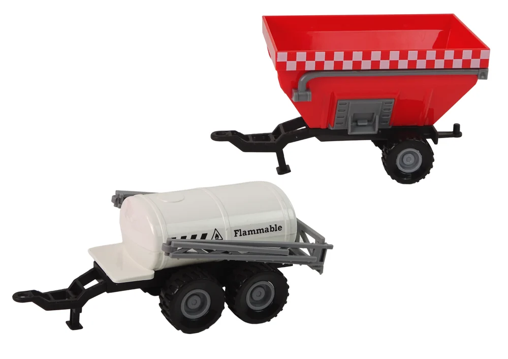 Set traktora s 2 poljoprivredna stroja, LED i zvuk_4