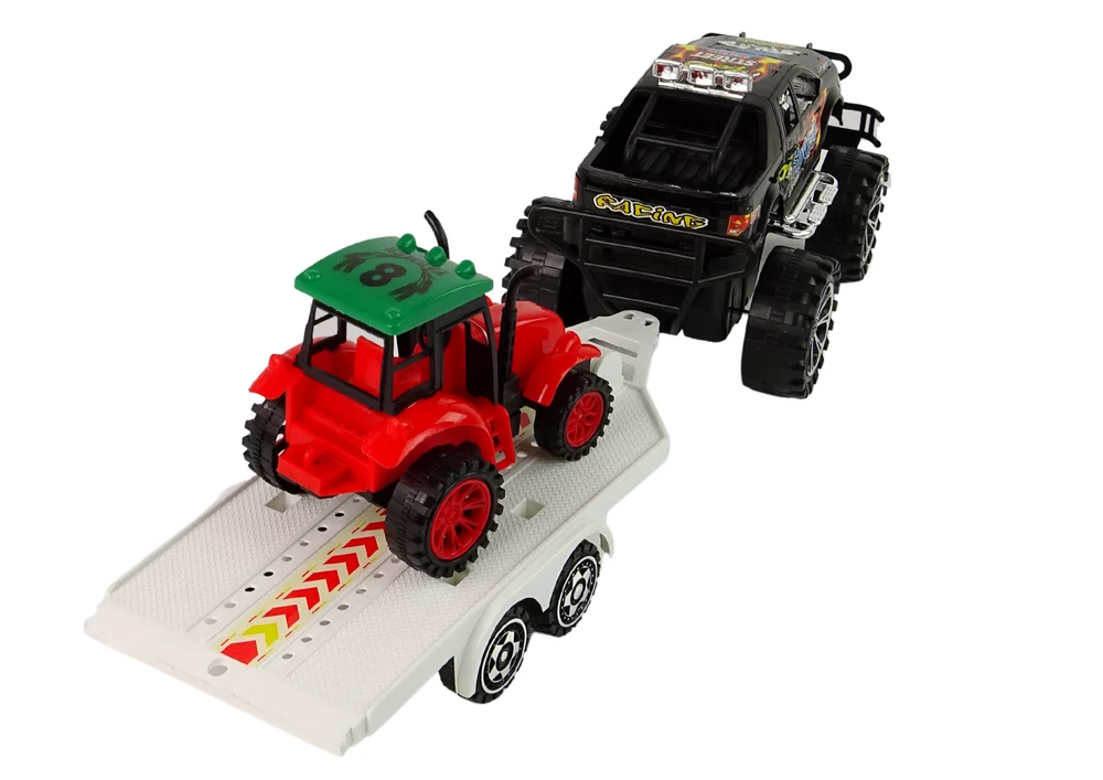 Set vozila s trenjem: terenski auto, prikolica i bager_7