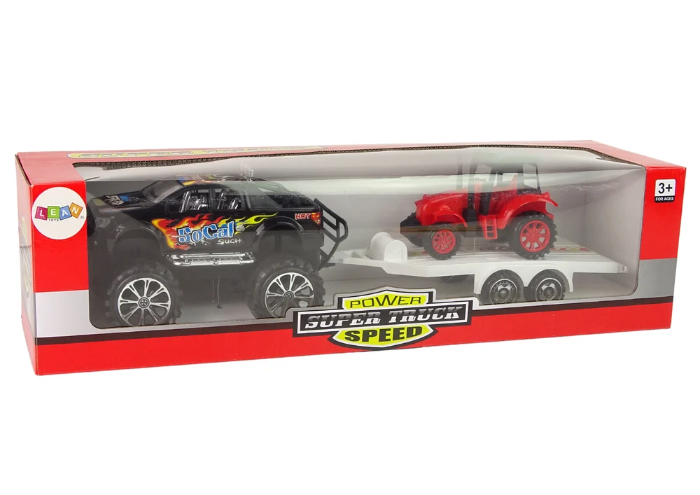 Set vozila s trenjem: terenski auto, prikolica i bager_9
