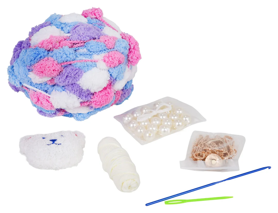Set za heklanu torbicu DIY + pribor_2