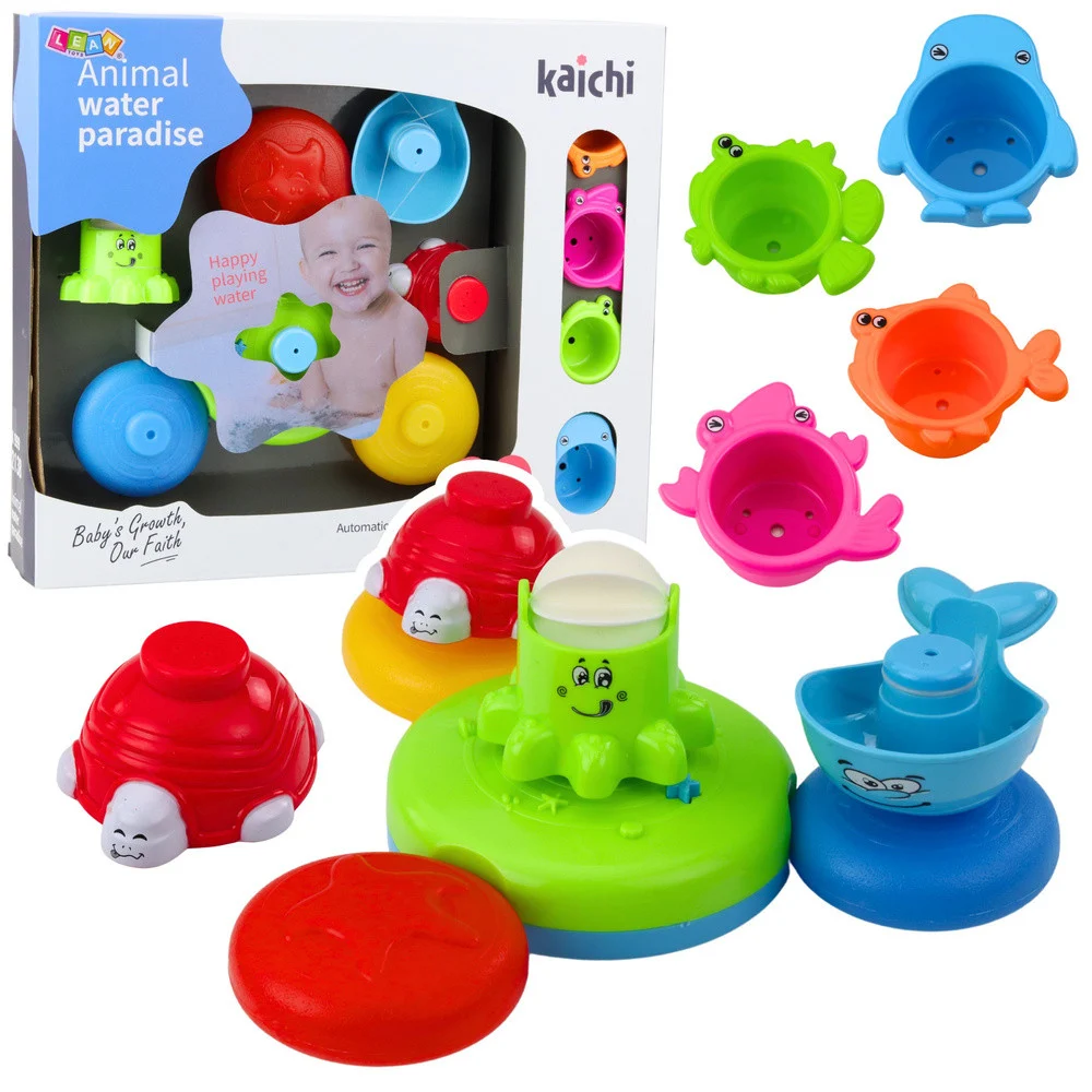 Set za kupanje fontana sa 7 životinja_1