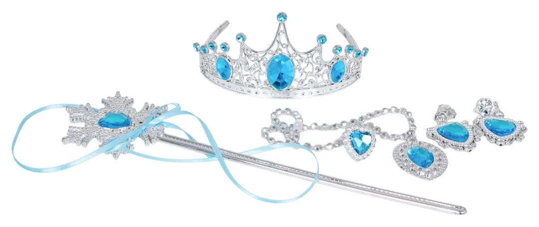 Set za malu princezu s plavom pelerinom_2