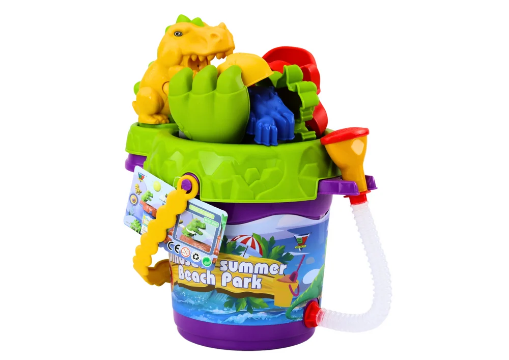 Set za pijesak dinosauri s tušem i kalupima_5