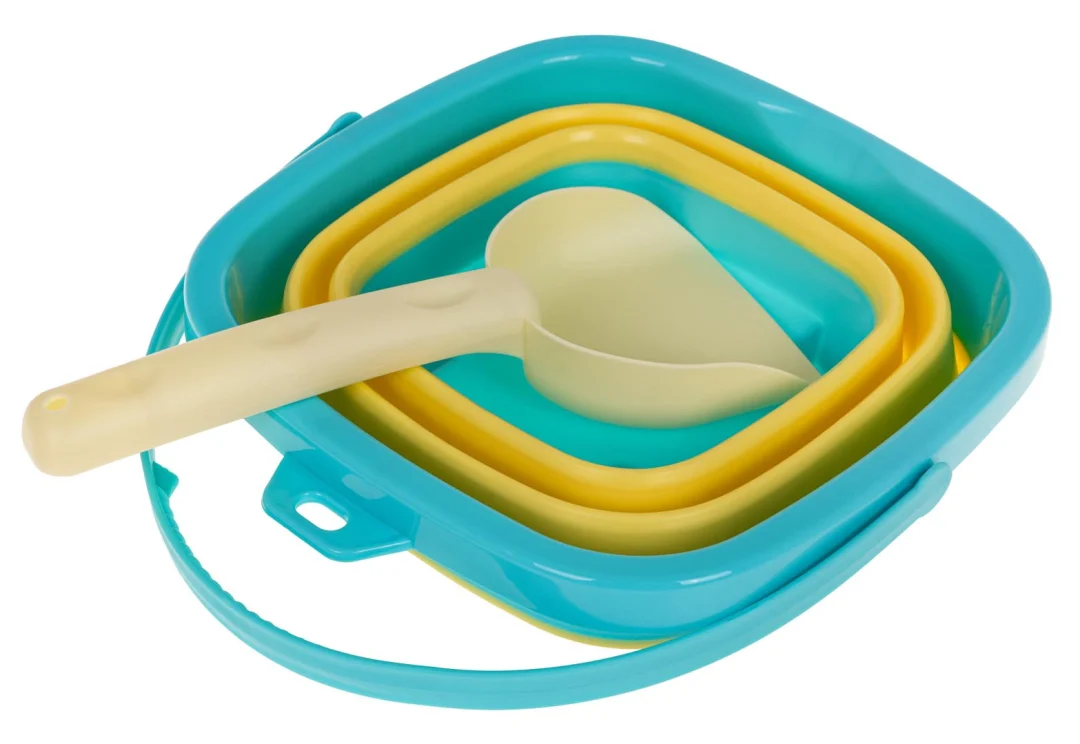 Set za pijesak sklopiva kanta + lopatica 3+_3