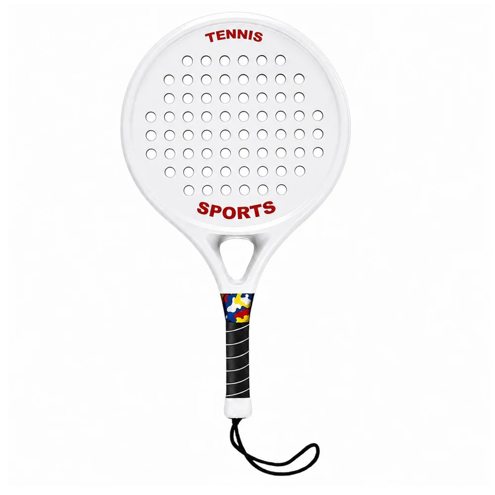 Set za plažni tenis s 2 reketa i loptom od pjene, žuto-bijeli_4