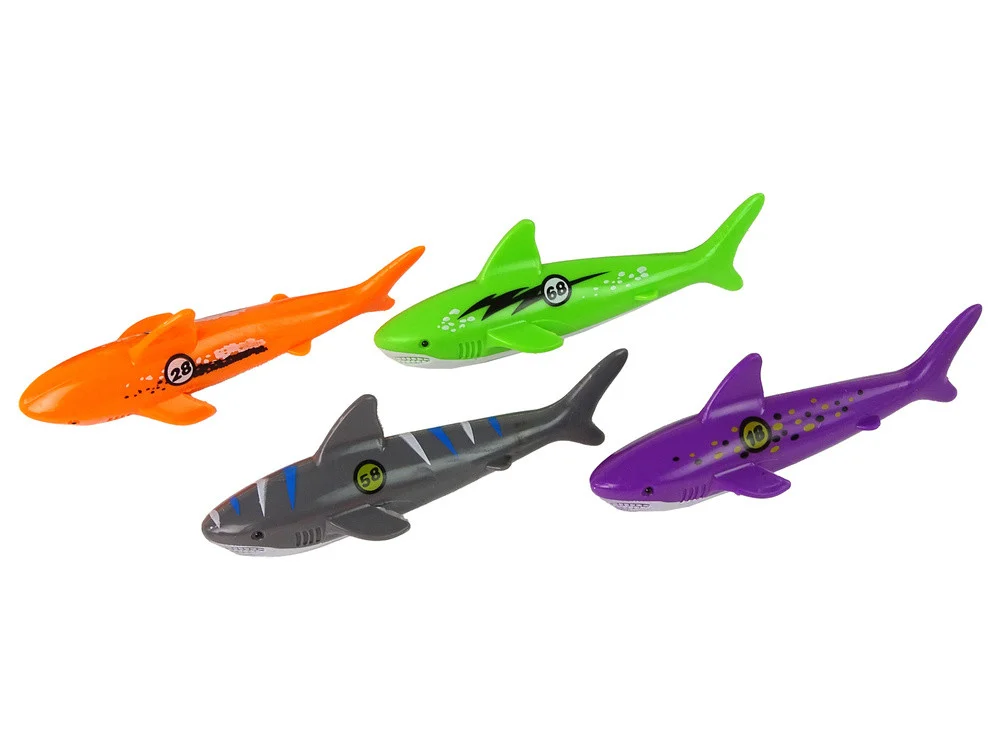 Set za ronjenje s dinosaurima, 4 ribice i vodeni pištolj_5