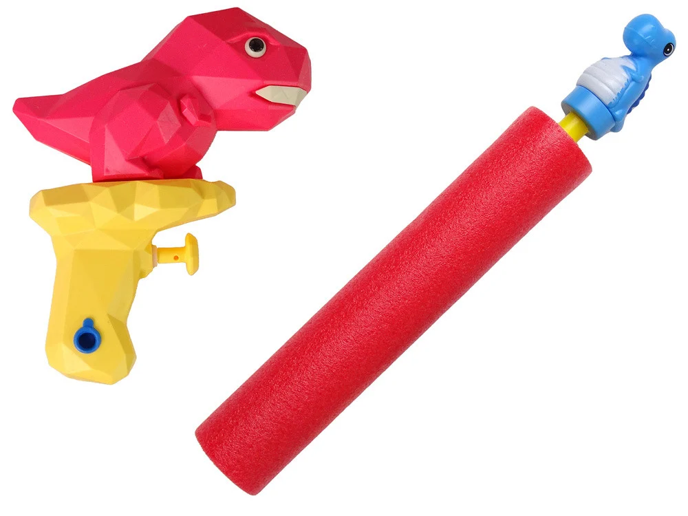 Set za ronjenje s dinosaurima, 4 ribice i vodeni pištolj_6