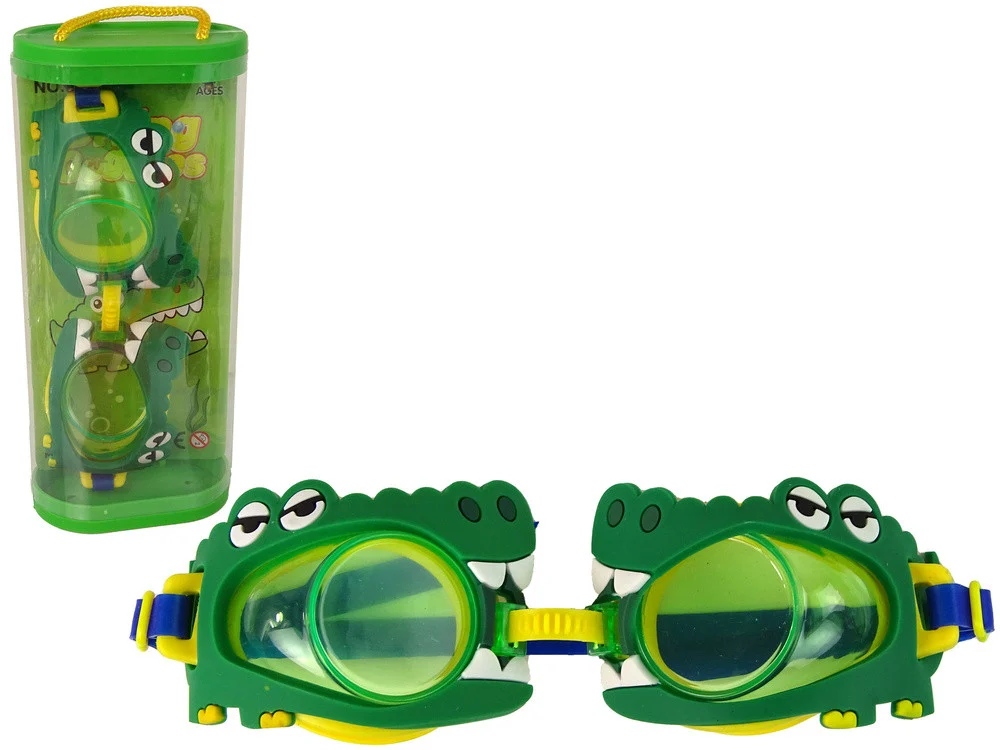 Set za ronjenje s dinosaurima, 4 ribice i vodeni pištolj_7
