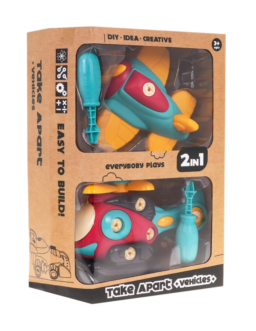 Set za sastavljanje 2 u 1 avion i helikopter 3+_11