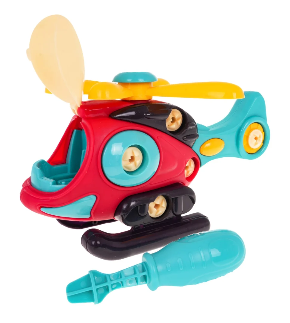 Set za sastavljanje 2 u 1 avion i helikopter 3+_3