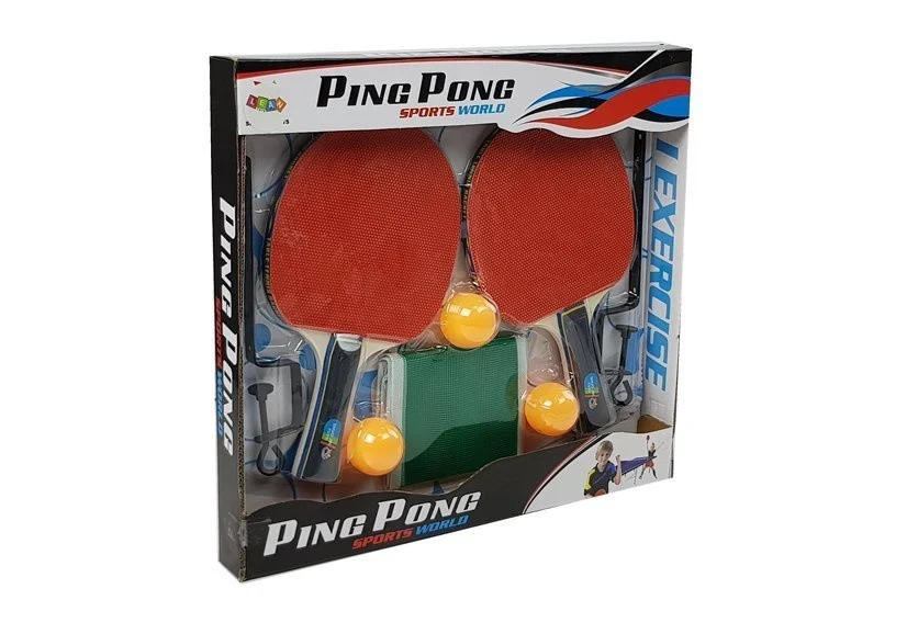 Set za stolni tenis: 2 reketa, 3 loptice i mreža_4