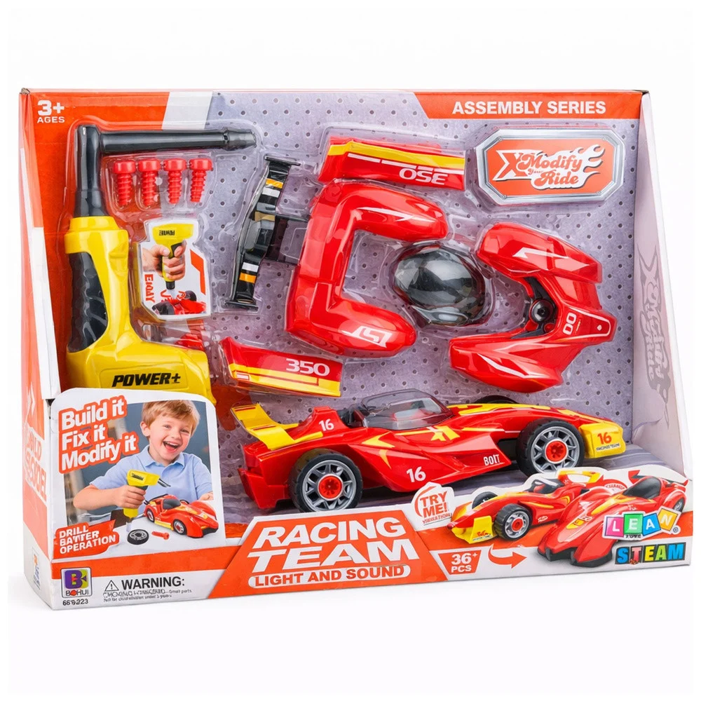 Set za tuning trkaćeg auta s odvijačem i svjetlima_6