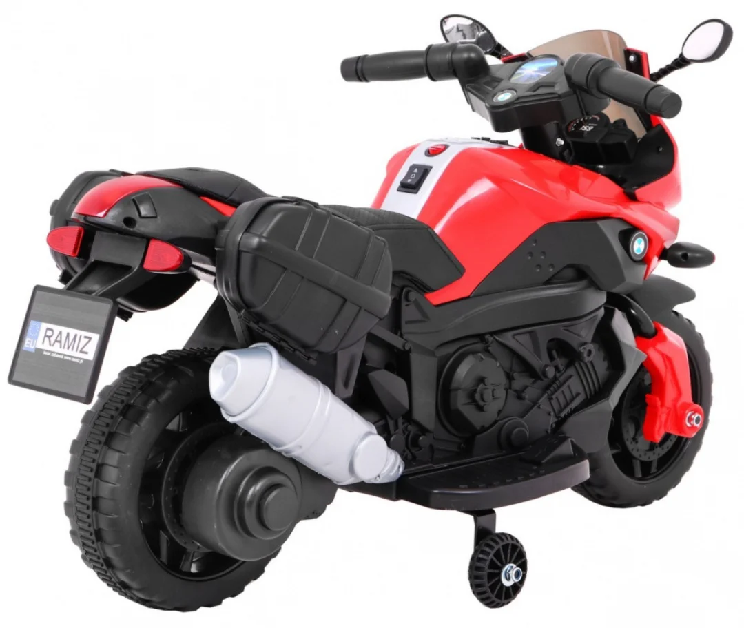 Sjena crvenog motornog vozila, crvena motor na akumulator_6