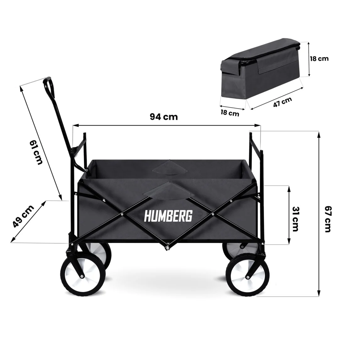 Sklopiva transportna kolica Humberg HM-514, 80 l_8