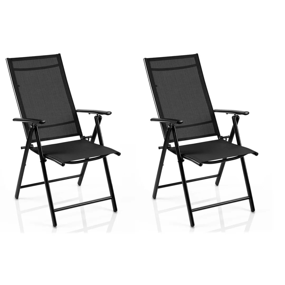 Sklopive vrtne stolice Sofotel SO-983, set od 2 komada, crne_6