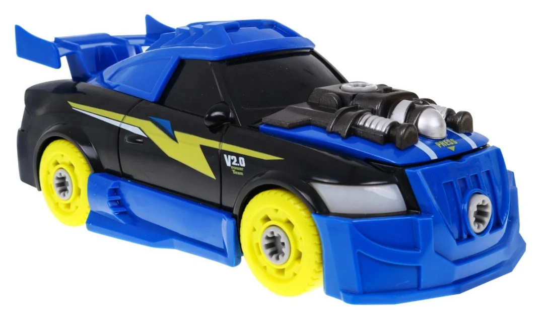Sklopivi sportski automobil 2-u-1 s odvijačem, zvukovi i svjetla, 3+_4