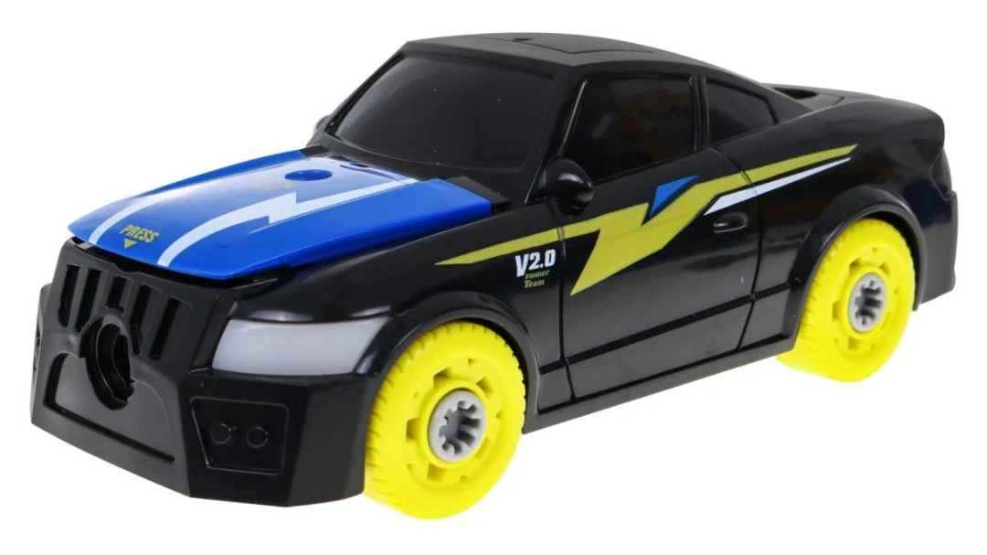 Sklopivi sportski automobil 2-u-1 s odvijačem, zvukovi i svjetla, 3+_7
