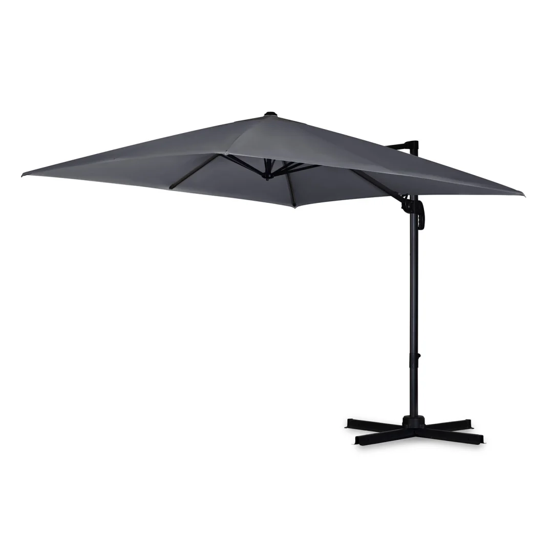 Sklopivi vrtni suncobran, 8 segmenata, 420 cm, s navlakom, Plonos PL-883_2