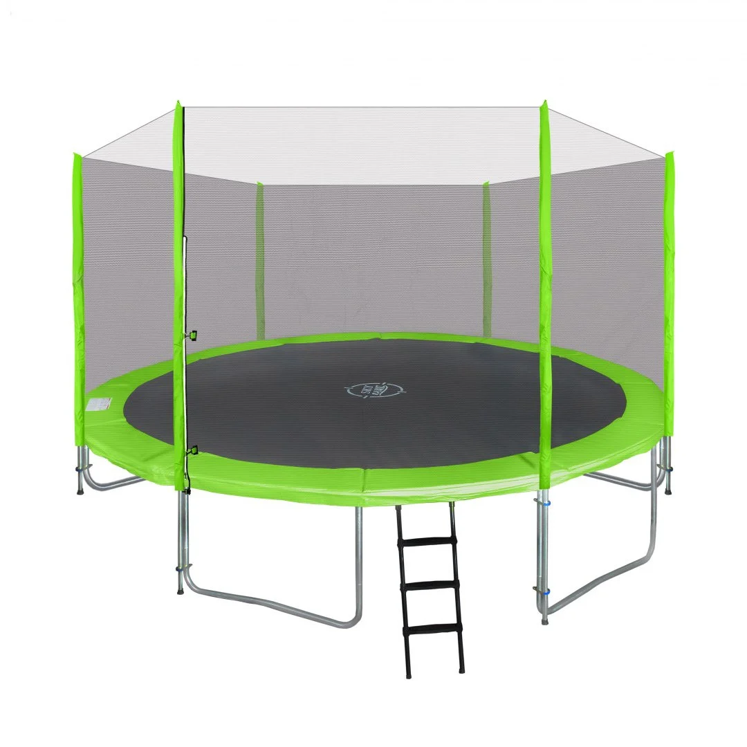 SkyRamiz vrtni trampolin 366 cm 12 stopa za djecu zeleni + pribor, zelena_1