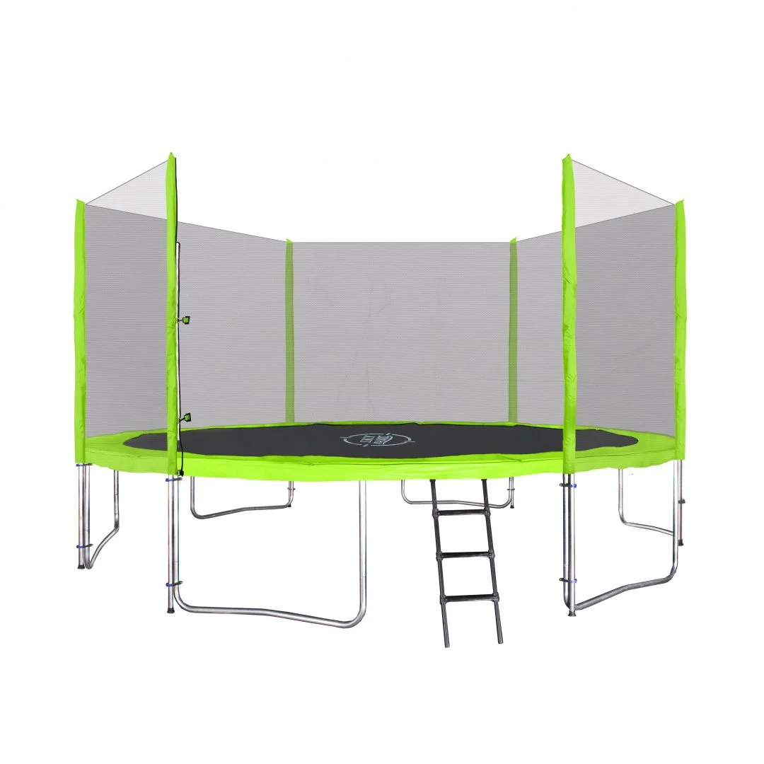 SkyRamiz vrtni trampolin 366 cm 12 stopa za djecu zeleni + pribor, zelena_3