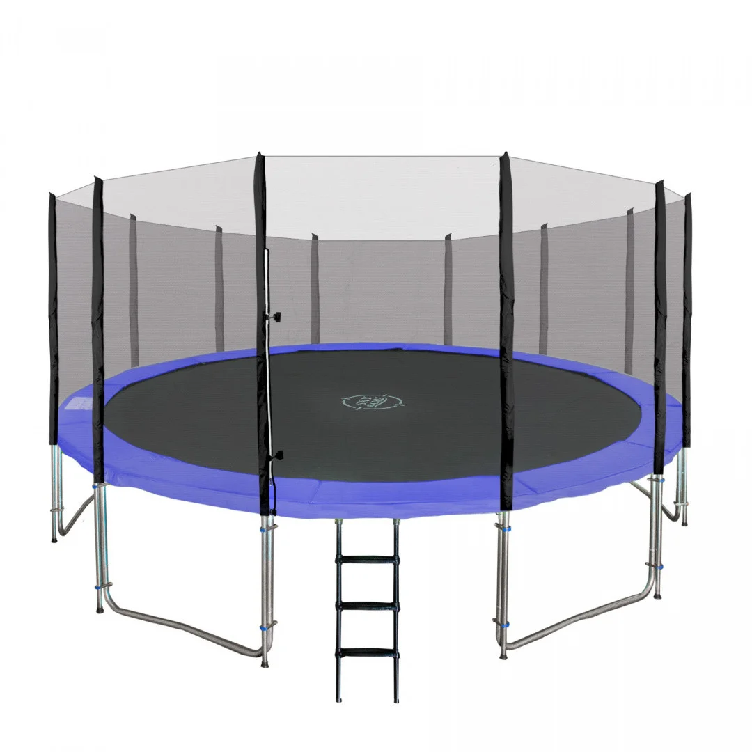 SkyRamiz vrtni trampolin 487 cm 16 stopa za djecu plavi + pribor, plava_1