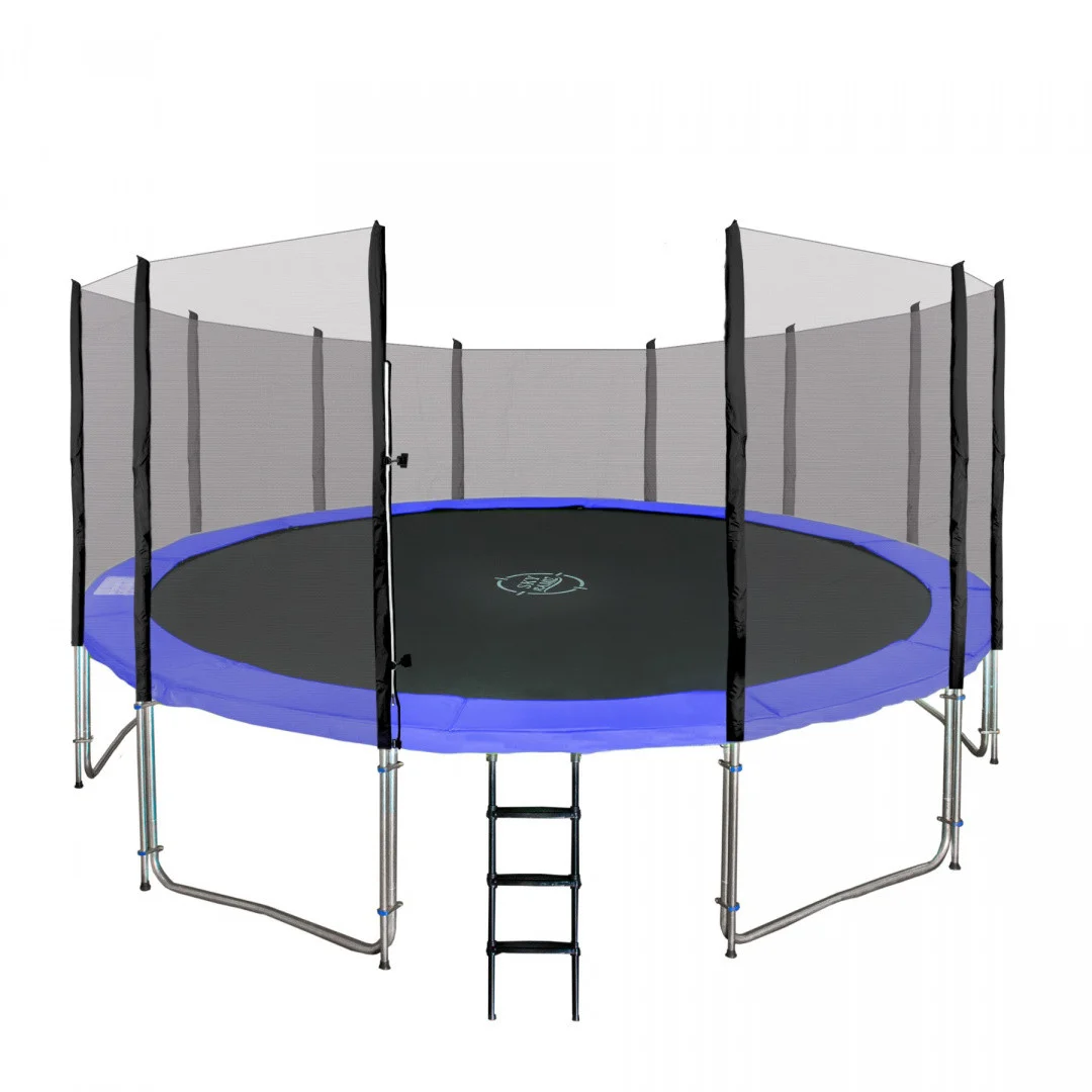 SkyRamiz vrtni trampolin 487 cm 16 stopa za djecu plavi + pribor, plava_2