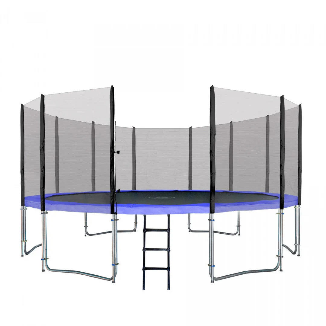 SkyRamiz vrtni trampolin 487 cm 16 stopa za djecu plavi + pribor, plava_4