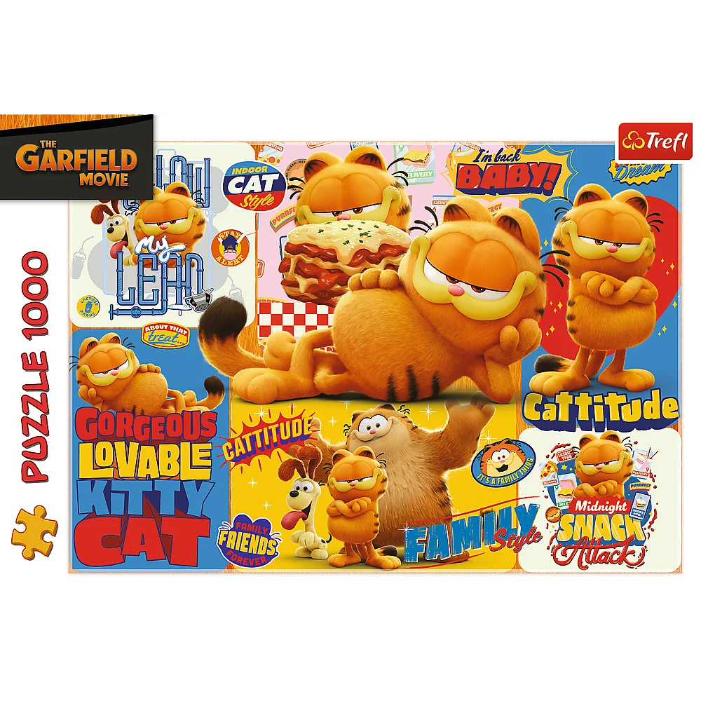 Slagalica - 1000 - Garfieldove avanture - Garfield Trefl 10935_3