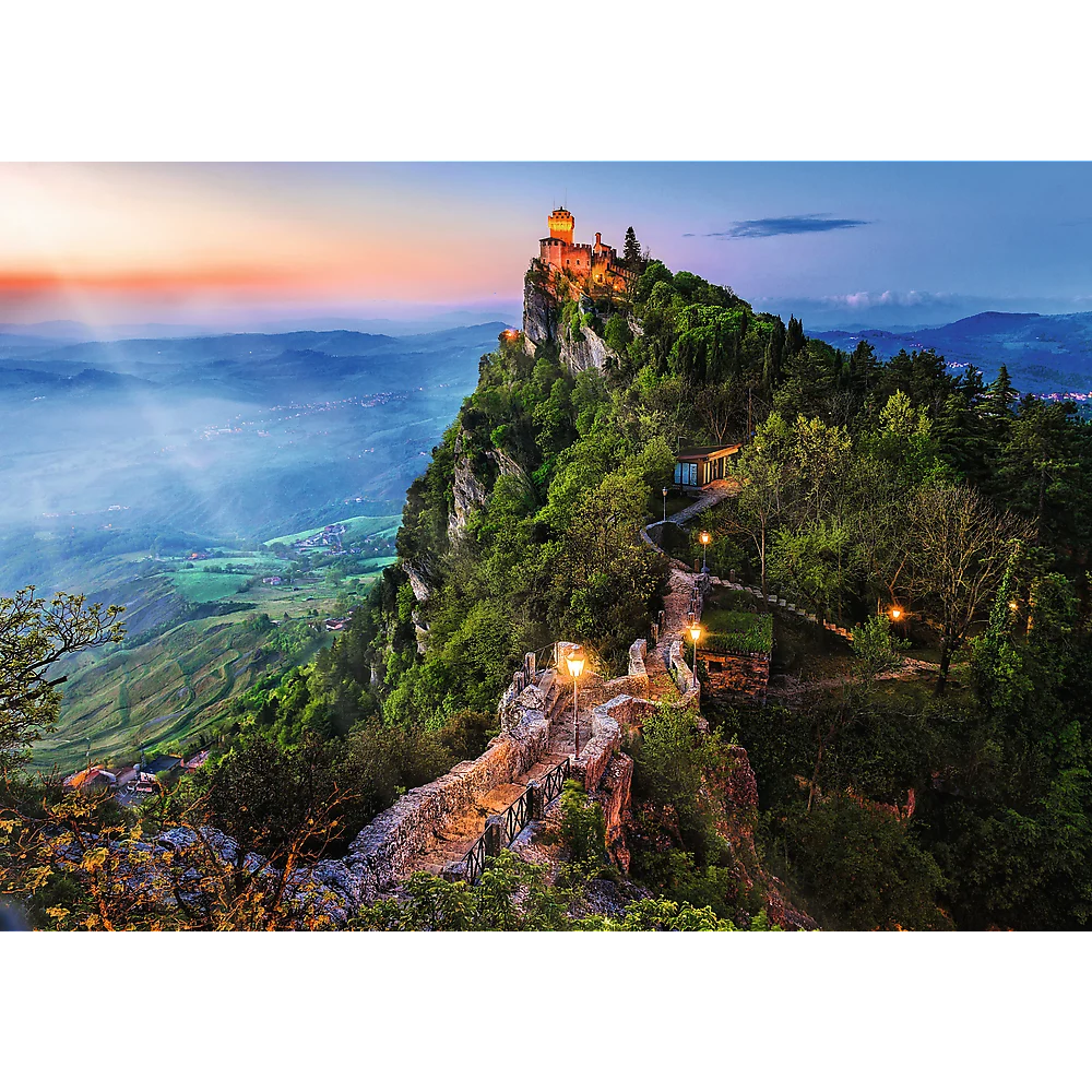 Slagalica 1000 Premium Plus San Marino, Torre della Cesta, Trefl 10822_2