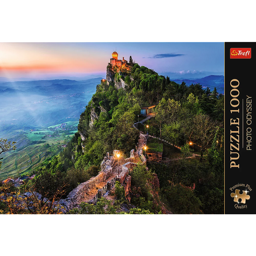 Slagalica 1000 Premium Plus San Marino, Torre della Cesta, Trefl 10822_3