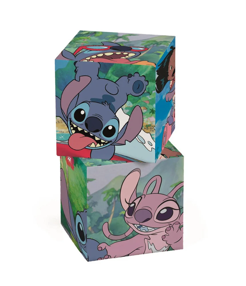 Slagalica 12 kockastih blokova DISNEY STITCH Clementoni 41347_2