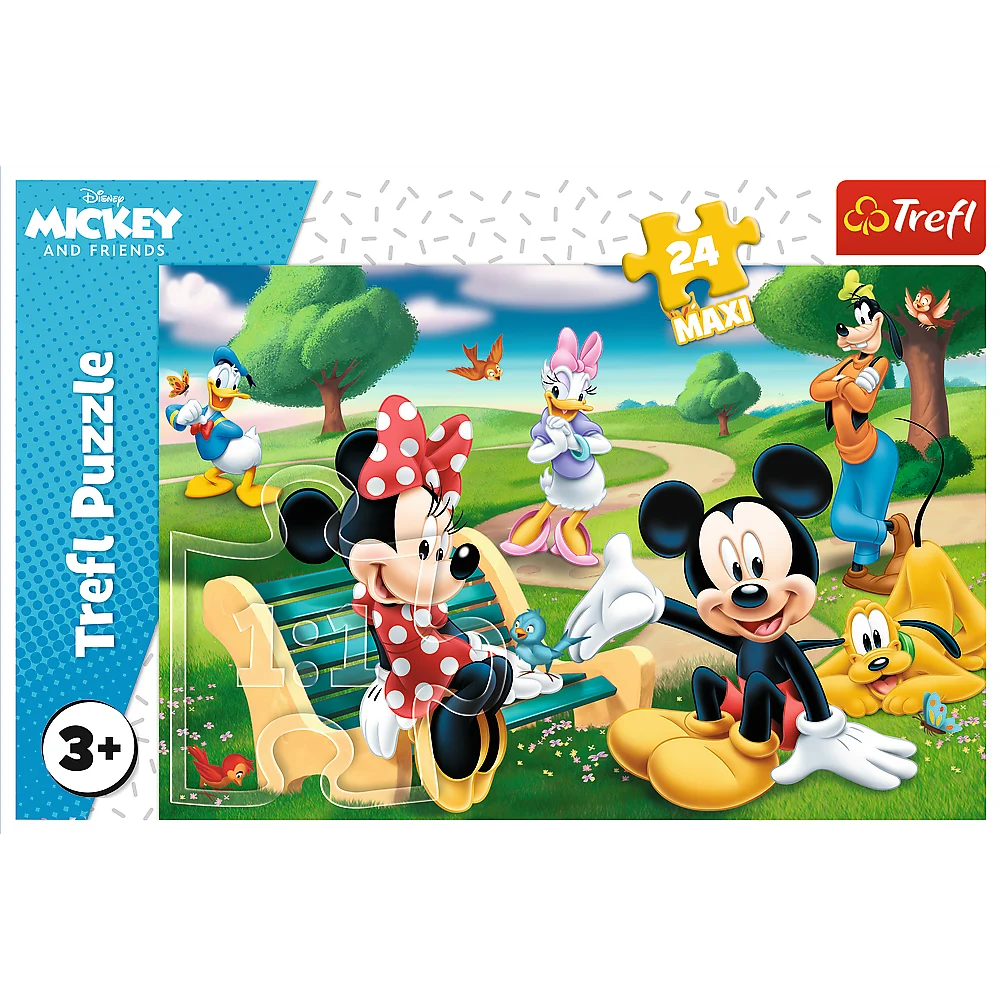 Slagalica - 24Maxi - Mickey Mouse s prijateljima - Disney standardni likovi Trefl 14344_3