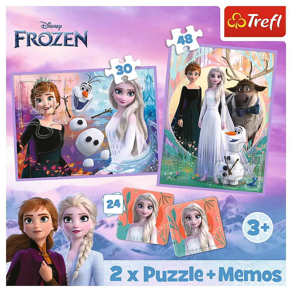 Slagalica - 2u1+zapisci Princeze u svojoj zemlji - Disney Frozen 2 93335_5