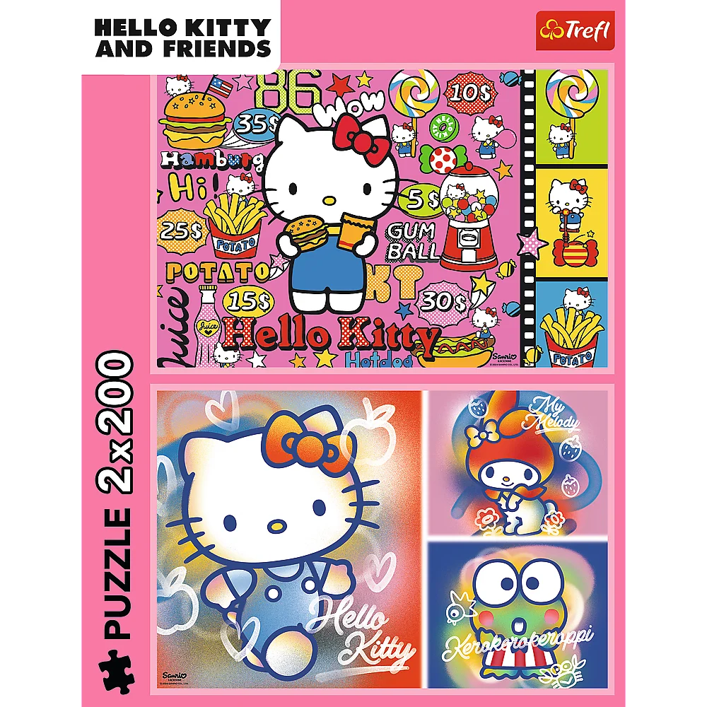 Slagalica - 2x200 - Hello Kitty i prijatelji - Hello Kitty 13336_4