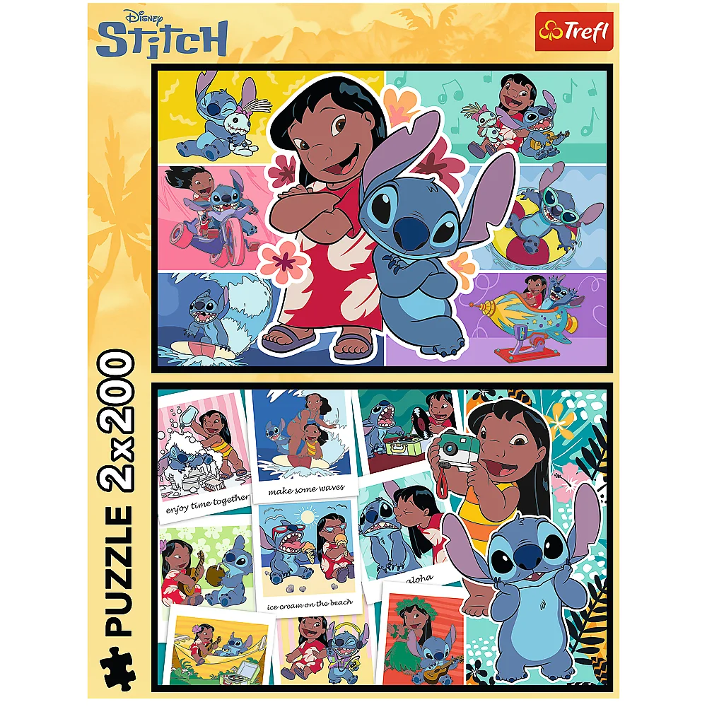 Slagalica - 2x200 - Stitchov veseli život - Disney Lilo i Stitch 13334_4