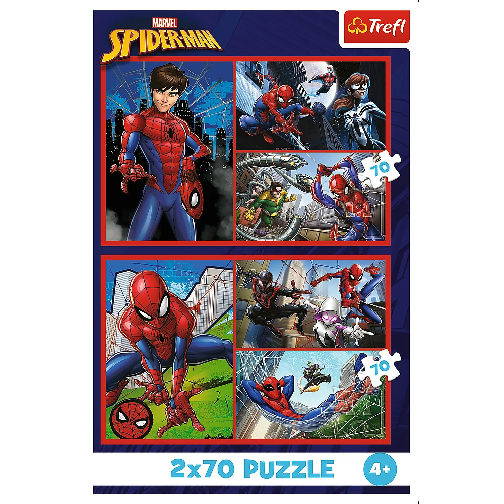 Slagalica - 2x70 - Priče o paucima - Disney Marvel Spiderman Trefl 34443_4