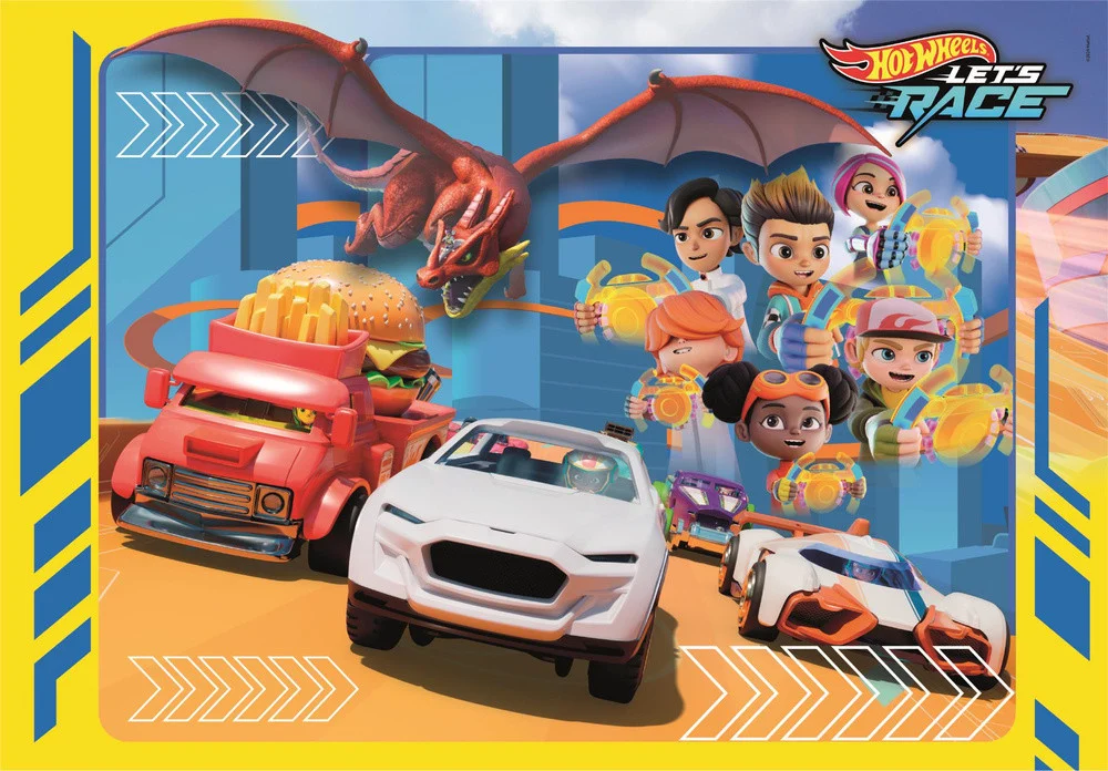 Slagalica 30 super boja HOT WHEELS Clementoni 20284_2