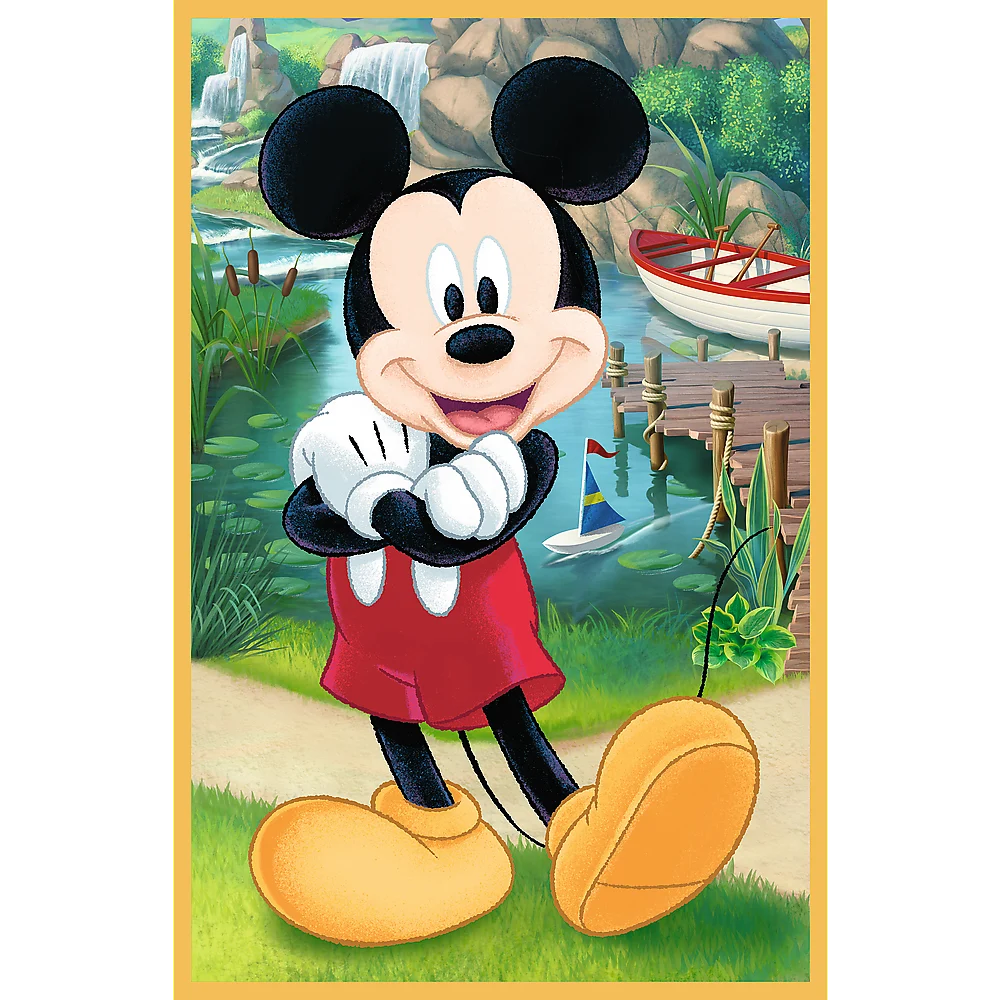 Slagalica - 3x50 - Miševi na odmoru Disney Trefl 34881_3