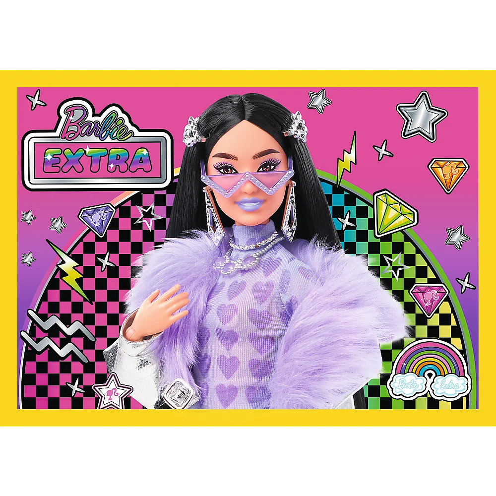 Slagalica 4 u 1 Sretni svijet Barbie, Trefl 34626_5