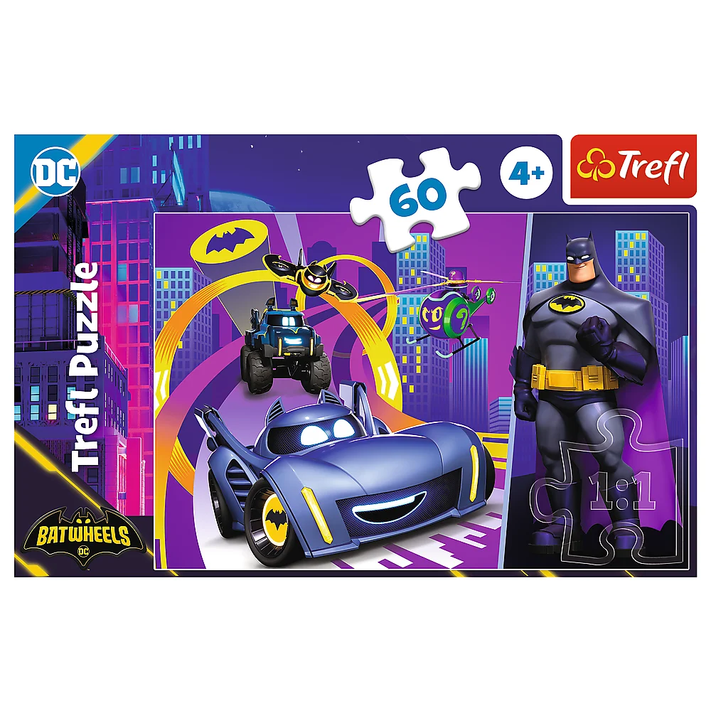 Slagalica - 60 - Batman i njegova vozila Trefl 17400_3