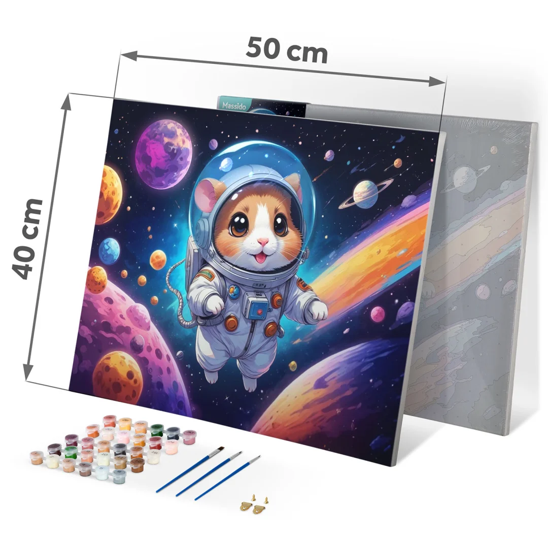 Slika po brojevima 40 × 50 cm Massido Astronaut_3