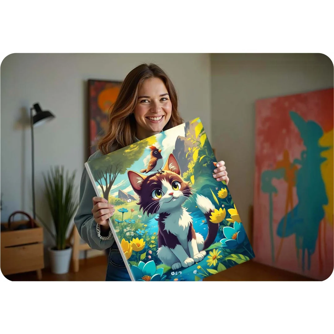 Slika po brojevima Massido 40 × 50 cm mačić_5
