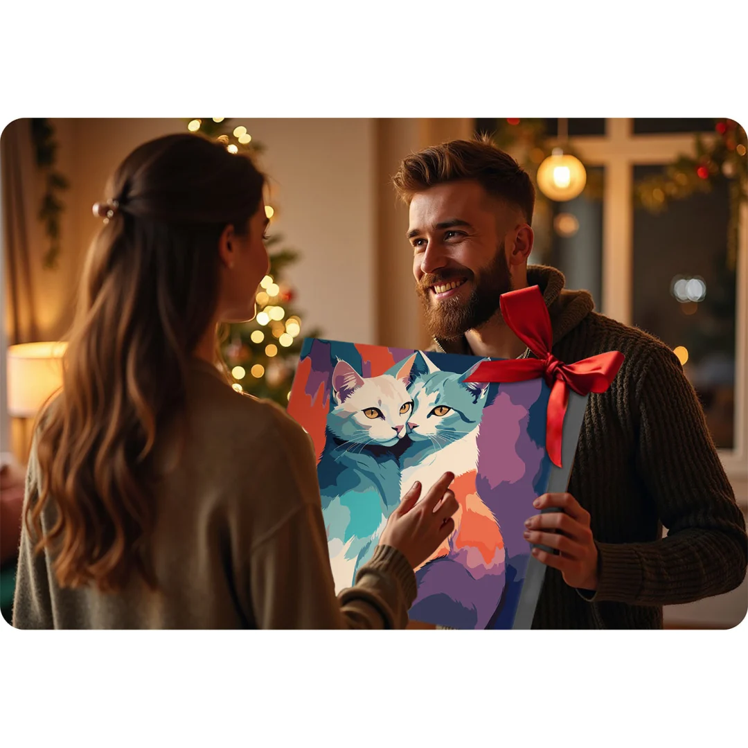 Slika po brojevima Massido 40 × 50 cm mačke · 699017_11