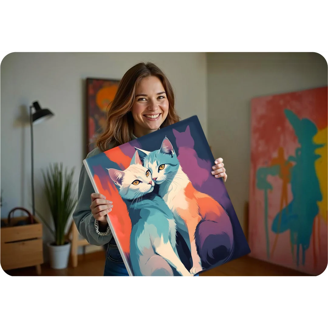 Slika po brojevima Massido 40 × 50 cm mačke · 699017_9