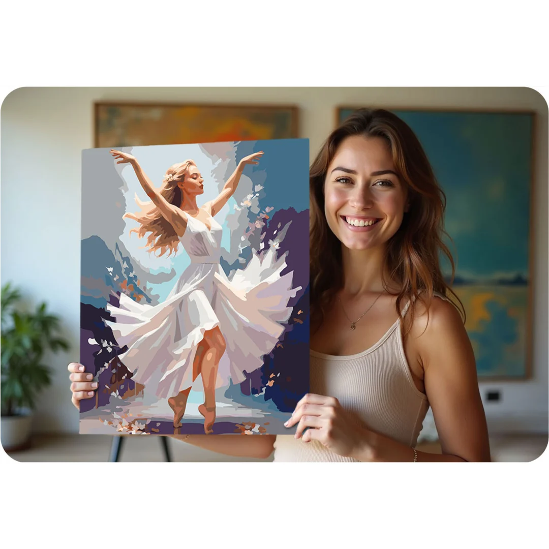 Slika po brojevima Massido 40 × 50 cm plesna žena_5