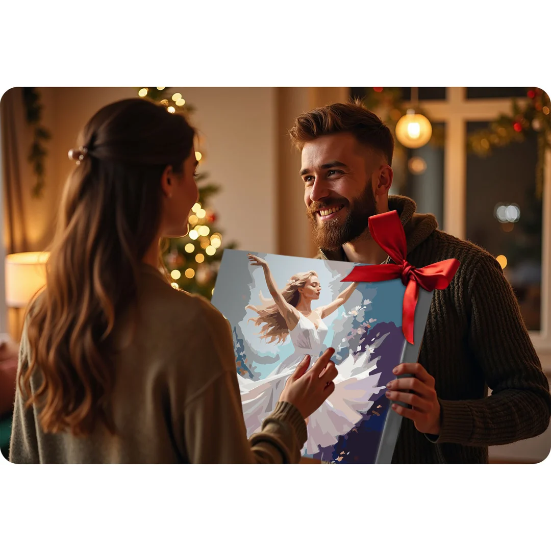 Slika po brojevima Massido 40 × 50 cm plesna žena_8