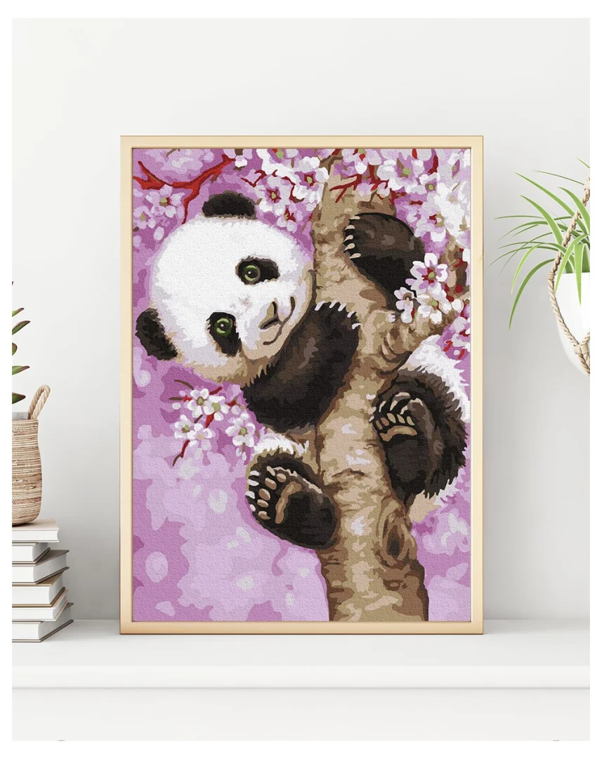 Slikanje po brojevima Razigrana panda 30×50_2