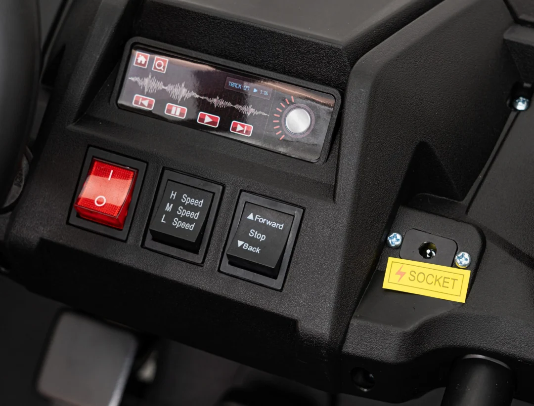 Snažan trkaći ATV buggy za 2 djece bijeli + motor bez četkica + kotači na napuhavanje, bijela buggy na akumulator_8