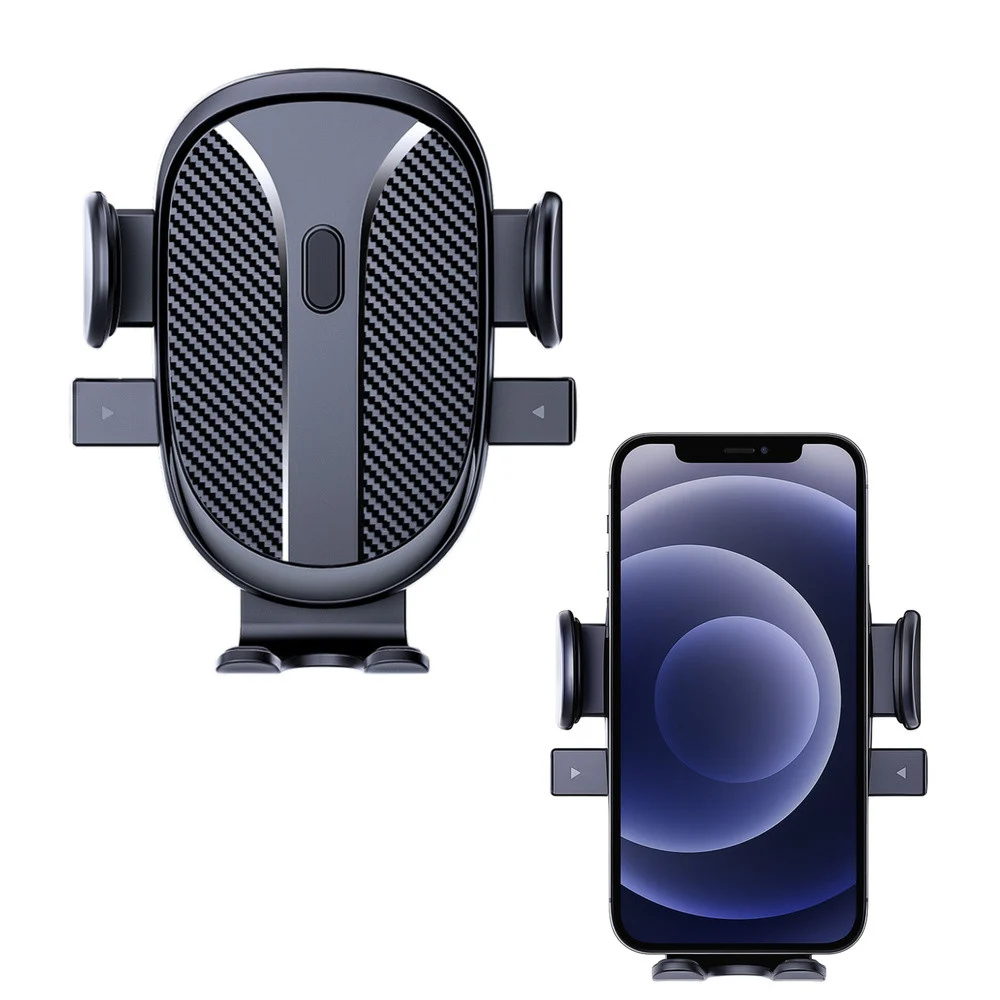 Snažni držač za telefon vakuum + ventilacija crni_4