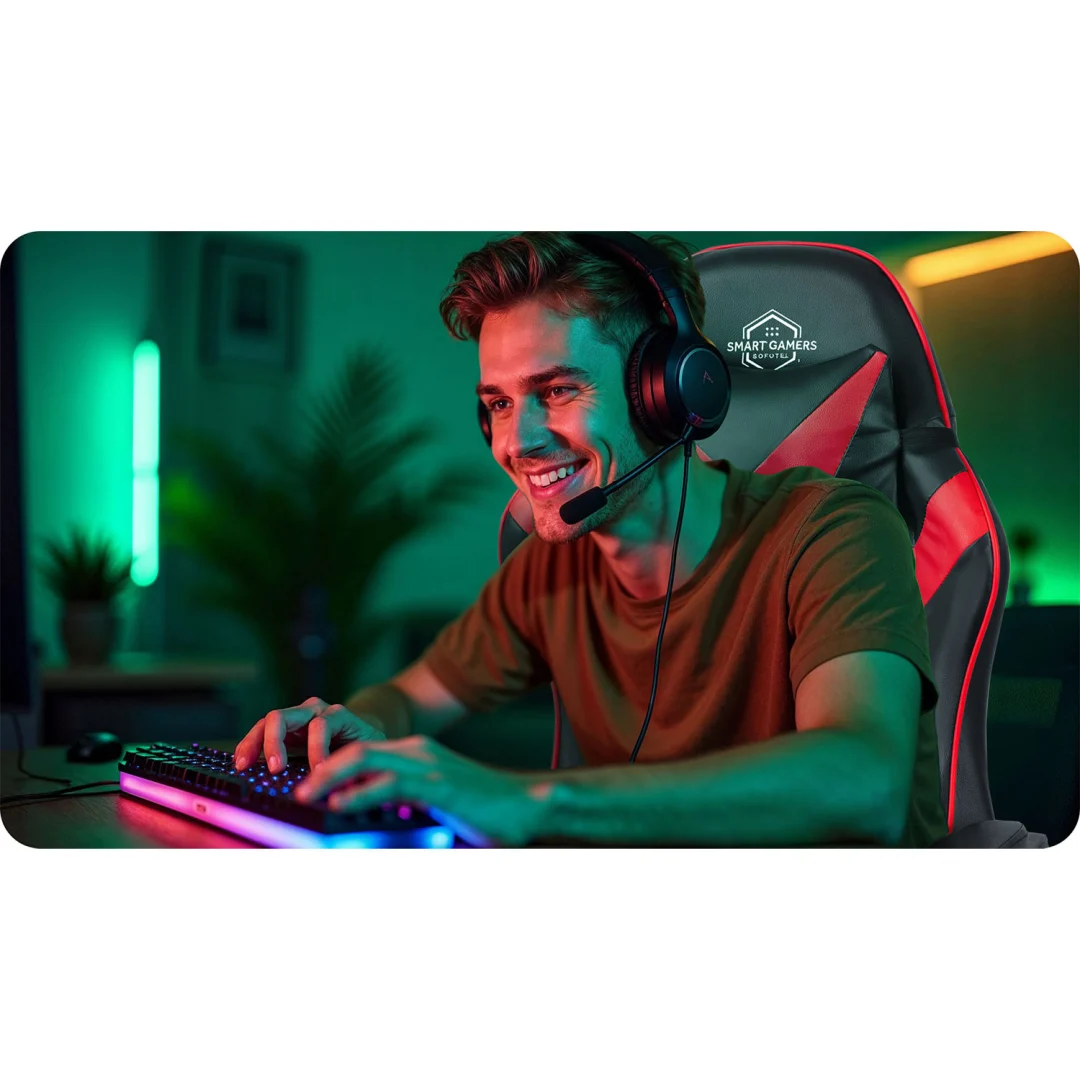 Sofotel Draknor gamerska stolica crno-crvena_14